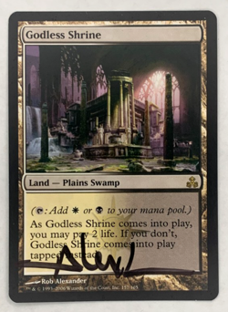 Godless Shrine - LP Artist-Signed - Guildpact - MTG #2 - Image 1