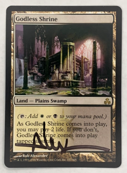 Godless Shrine - LP Artist-Signed - Guildpact - MTG #1 - Image 1