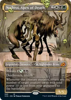 Mint/Near-Mint, English - 1 x MTG Nethroi, Apex of Death - Showcase Ikoria: Lair - Image 1