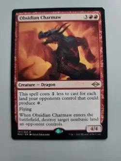 MTG Obsidian Charmaw Modern Horizons 2 Regular Rare - Image 1