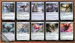 Lot 10 Best Uncommon Angels *NM* Set Magic MTG Group Emancipation Serra Angel - Image 1
