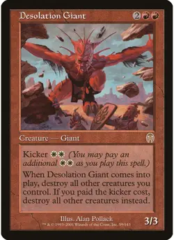 Desolation Giant 59 MTG NM - Apocalypse - Image 1