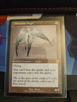 [1x] Platinum Angel - Retro Frame Near Mint, English BRO Extras MTG Magic - Image 1