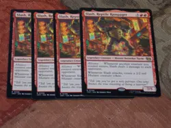 MTG Slash, Reptile Rampager x4 Rare Teenage Mutant Ninja Turtles NM Low S&H - Image 1