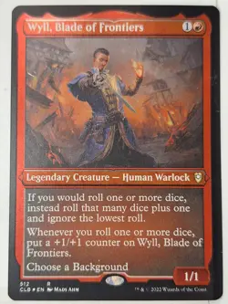 Wyll, Blade of Frontiers- ETCHED FOIL-Commander Legends- Magic the Gathering MTG - Image 1