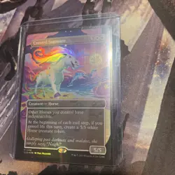 Crested Sunmare Secret Lair Drop Foil NM mtg - Image 1