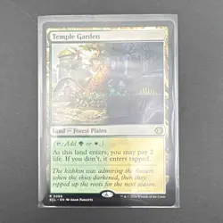 Magic: The Gathering Temple Garden Land Green White 2026 Adam Paquette - Image 3
