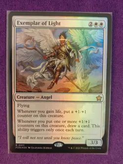 MTG Exemplar of Light Foundations 11 NM FOIL - Image 1