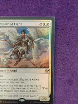 MTG Exemplar of Light Foundations 11 NM FOIL - Image 2