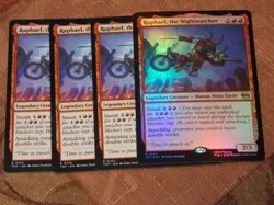 MTG Raphael, the Nightwacher x4 Rare Teenage Mutant Ninja Turtles FOIL x1 NM - Image 1