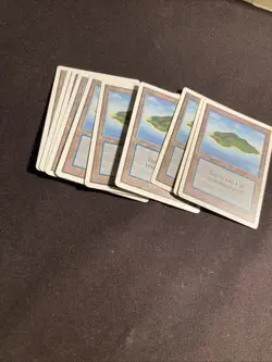 MTG Unlimited Lot 10 Island (a) Basic Lands NM++ Unplayed - Image 1