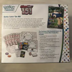Pokemon TCG: Scarlet & Violet 151 Pokemon Center Elite Trainer Box Sealed - Image 2