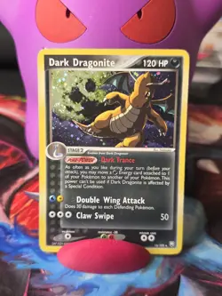 Pokemon TCG Dark Dragonite 15/109 EX Team Rocket Returns Holo Rare - Image 1