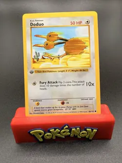 Pokemon Doduo Shadowless 1st Edition Base Set Common 48/102 - NM - Image 1