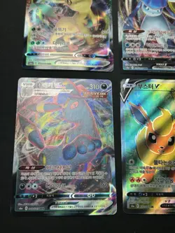 Korean Pokemon lot cards Vmax Full Art V Eeveelutions - Image 2