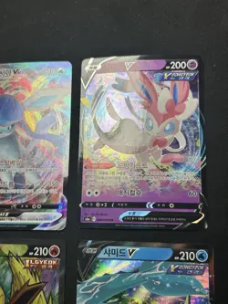 Korean Pokemon lot cards Vmax Full Art V Eeveelutions - Image 5