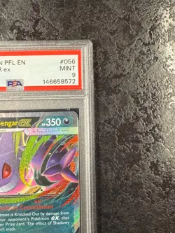 2025 POKEMON PFL EN MEGA GENGAR ex #056 💎 PSA 9 - Image 2