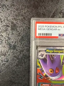 2025 POKEMON PFL EN MEGA GENGAR ex #056 💎 PSA 9 - Image 3