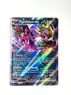 Fezandipiti EX Shrouded Fable Holo Double Rare Pokemon TCG Card - Image 1