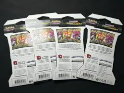 Pokemon TCG Sword & Shield Darkness Ablaze 4 Sleeved Booster Packs 820650807138 - Image 2