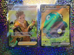Pokemon TCG: Paldea Evolved Full Art 237/193 Bellibolt ex; Promo SWSH226 Spark - Image 1