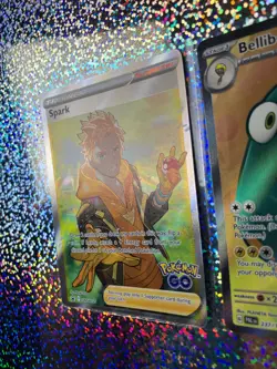 Pokemon TCG: Paldea Evolved Full Art 237/193 Bellibolt ex; Promo SWSH226 Spark - Image 5