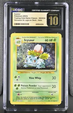Ivysaur *CGC PRISTINE 15* Holo *Classic Collection* #2 * Pokemon - Image 1