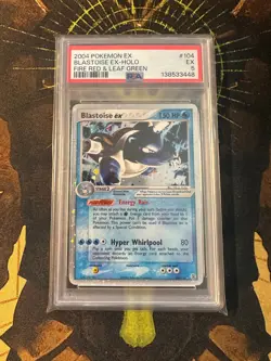 Pokemon Blastoise ex 104/112 Fire Red Leaf Green PSA 5 - Image 3