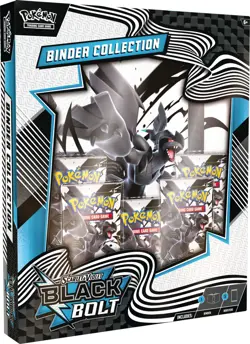 THREE Pokemon Black Bolt Binder Collections Sealed - Image 4