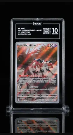 Pokemon Mr. Mime - Illustration Rare - 179/165 - 151 Scarlet & Violet TAG 10 - Image 1