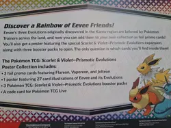 Pokemon TCG: Scarlet & Violet Prismatic Evolutions Poster Collection Box SEALED - Image 4