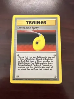 Pokemon TCG Devolution Spray Base Set 72/102 Regular Unlimited Rare LP - Image 1