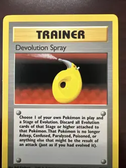 Pokemon TCG Devolution Spray Base Set 72/102 Regular Unlimited Rare LP - Image 3