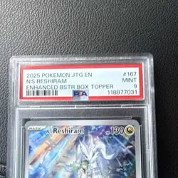 Pokemon TCG N's Reshiram 167/159 Journey Together Illustration Rare Holo PSA 9 - Image 3