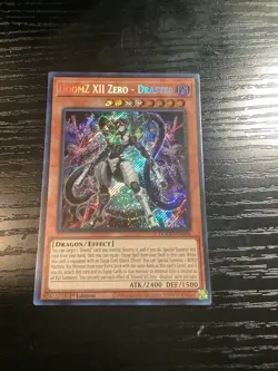 Yugioh DoomZ XII Zero - Drastea DOOD-EN008 Secret Rare 1st Edition NM - Image 1
