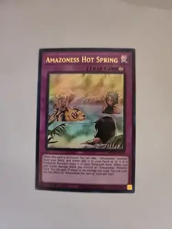 Yugioh x1 Amazoness Hot Spring BLCR-EN039 Ultra Rare 1st Ed (NM!) - Image 1