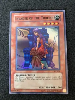 Yu-Gi-Oh! Invader of the Throne (SRL-026) Spell Ruler Unlimited NM - Image 1