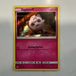 Pokemon Jigglypuff Detective Pikachu 14/18 Holo Common Basic 60 HP TCG Card - Image 1