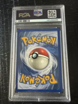 Pokemon TCG Base Set Alakazam Holo Rare PSA 6 1/102 Wizards Card Stock - Image 2