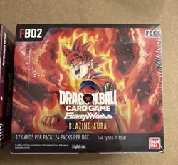 Dragon Ball Super Card Game Fusion World FB02 Blazing Aura Booster Box - Sealed - Image 1
