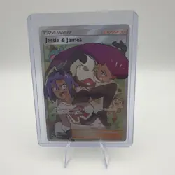 Jessie & James Full Art Holo Card 68/68 Hidden Fates Series NM - Image 1