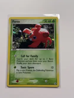 Pokemon Card EX FireRed & Leaf Green Reverse Holo Paras 72/112 - Image 1