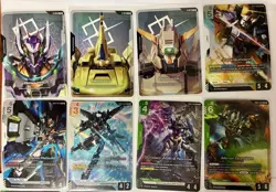 Gundam Card Game TCG Lot 12 x LEGEND RARE (LR) + 3 x C+ Resources - Image 2