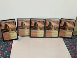 MTG Sacred Foundry Land x5 Regular EOE 256 - Image 1