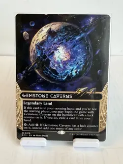 MTG Gemstone Caverns Legendary Land Mythic Rare EOS Regular 2025 #0016 - Image 1