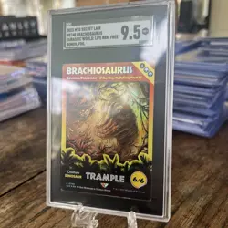 Brachiosaurus FOIL Magic the Gathering Jurassic World Secret Lair MTG 0740 SLD - Image 2