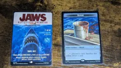 Jaws, Relentless Predator + Blood Token Non-Foil NM, Secret Lair Drop, MTG - Image 1