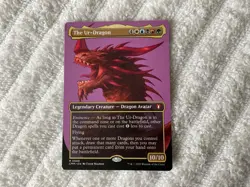 Magic the Gathering MTG 1x The Ur-Dragon Borderless Commander Masters Pack Fresh - Image 1