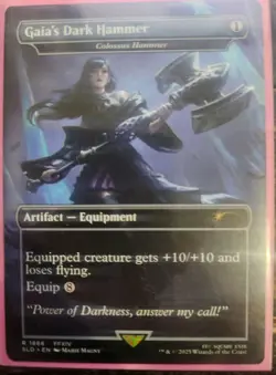 Gaia's Dark Hammer - Colossus Hammer Secret Lair Drop Regular - Image 1