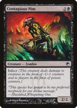 Contagious Nim [Scars of Mirrodin] Lightly Played - Image 1